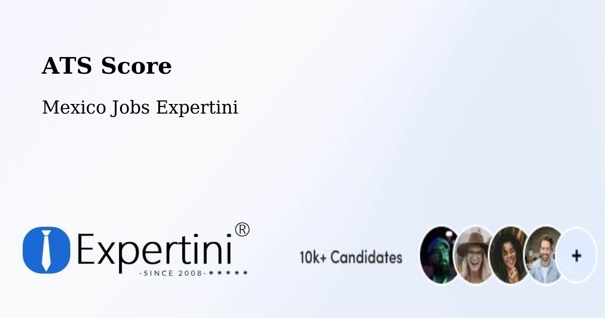 Resume ATS Score & Job Description Match Tool – Carmen - Mexico Jobs Expertini